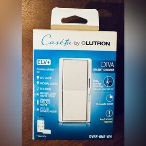 Lutron Diva Smart Dimmer Switch ELV+ for Caseta Systems